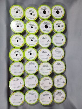Over 50 Floral Garden Simplicity Diamond Pearl Gem Mesh Ribbon Rolls Pack